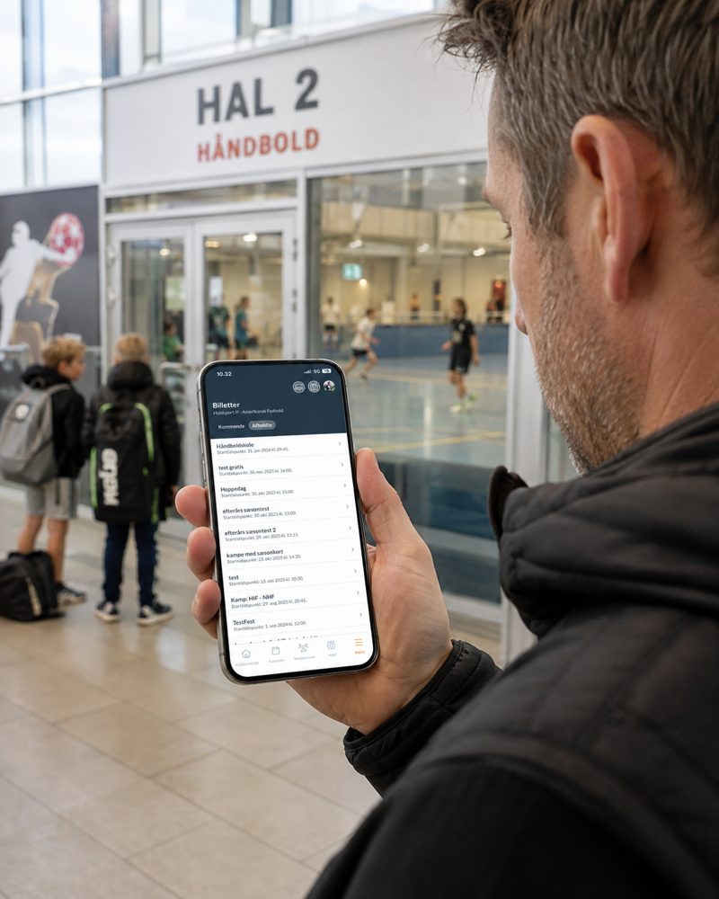 Billetter i Holdsport-appen